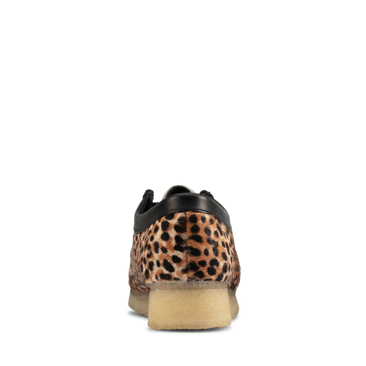 Clarks Originals Wallabee Women's Leopard Print Leather 26160033 — top view
