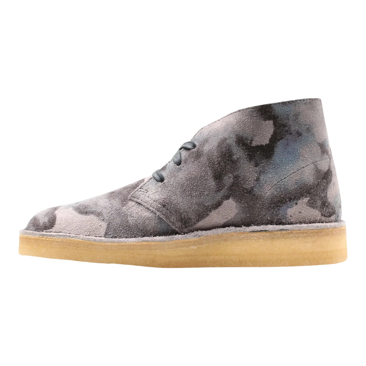 Clarks Originals Desert Coal Boots Men's Blue Camo Suede 26160188 - additional view 2