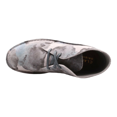 Clarks Originals Desert Coal Men Casual Chukka Boots Blue Camo