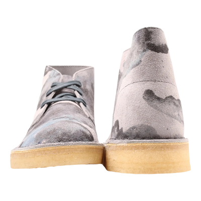 Clarks Originals Desert Coal Men Casual Chukka Boots Blue Camo
