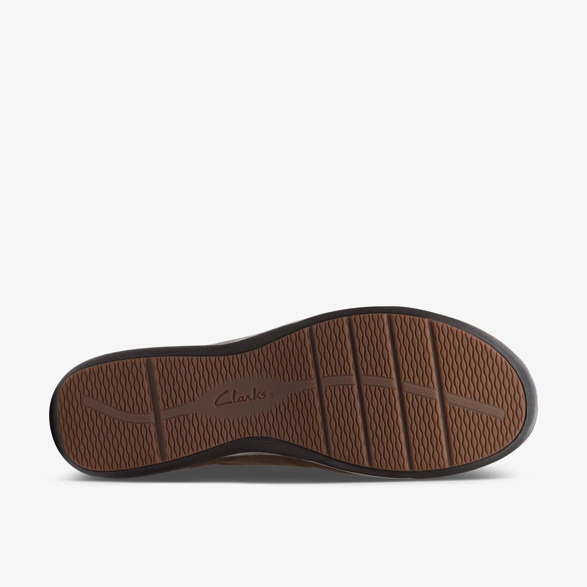 Clarks Appley Tie Women's Taupe Nubuck 26162050 — rear view