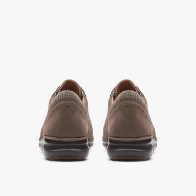 Clarks Appley Tie Women's Taupe Nubuckuck Shoes