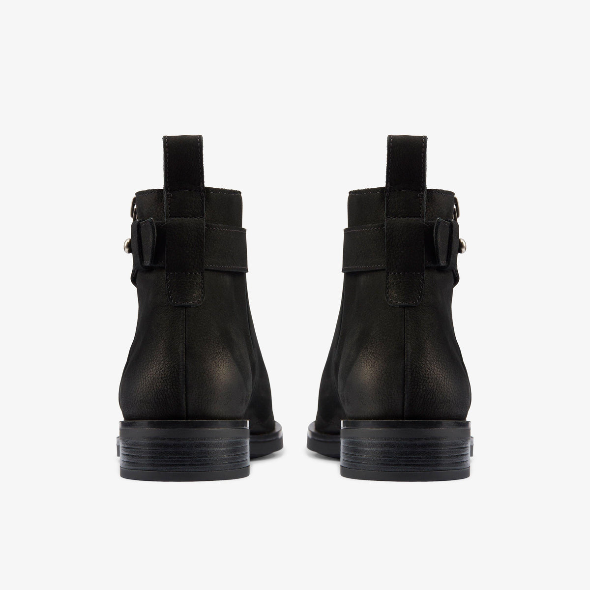 Clarks Memi Lo Women's Black Nubuck 26162170 — detail view