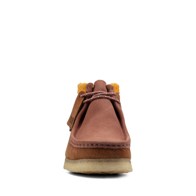 Clarks Originals Wallabee Boot Men's Multicolor Brown and Tan Suede 26163074 - additional view 3
