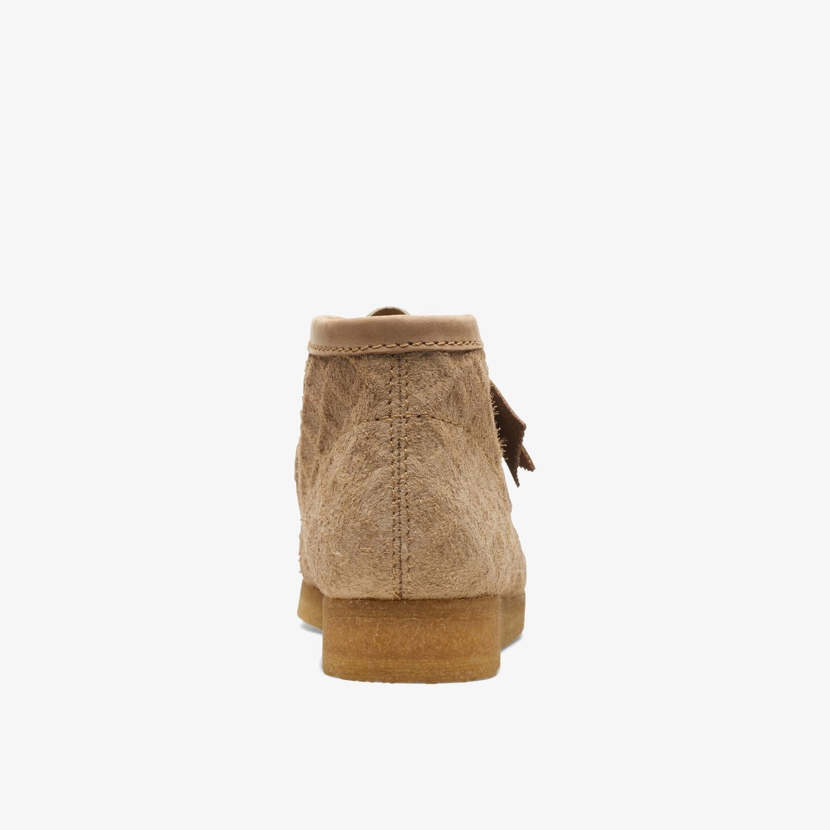 Clarks Originals Wallabee Boot Men's Natural Green Suede 26163444 — detail view