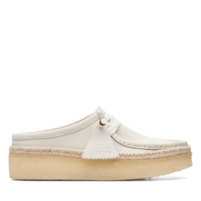 Clarks Originals Wallabee Cup Lo Men's White Suede Casual Shoes