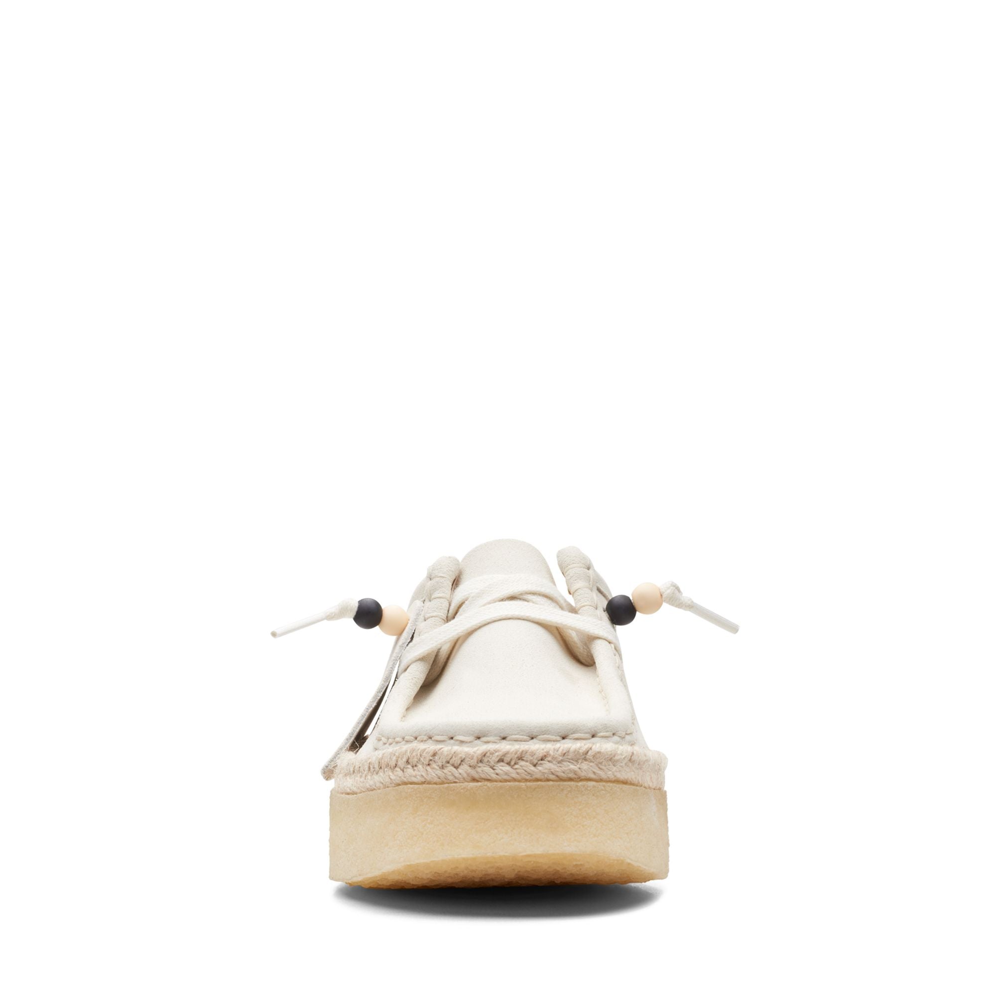 Clarks Originals Wallabee Cup Lo Men's White Suede Casual Shoes