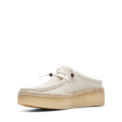 Clarks Originals Wallabee Cup Lo Men's White Suede Casual Shoes