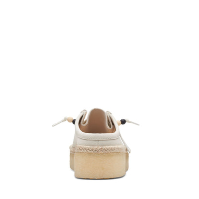 Clarks Originals Wallabee Cup Lo Men's White Suede Casual Shoes