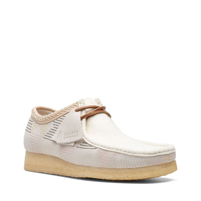 Clarks Originals Wallabee Men's Off White Hairy Suede 26165014 - additional view 2