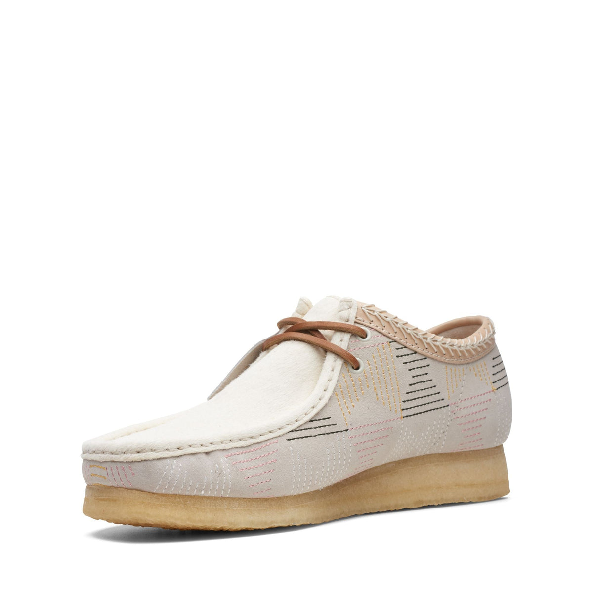 Clarks Originals Wallabee Men's Off White Hairy Suede 26165014 - additional view 4