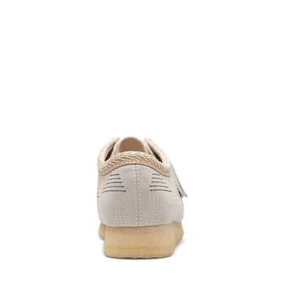 Clarks Originals Wallabee Men's Off White Hairy Suede 26165014 - additional view 6