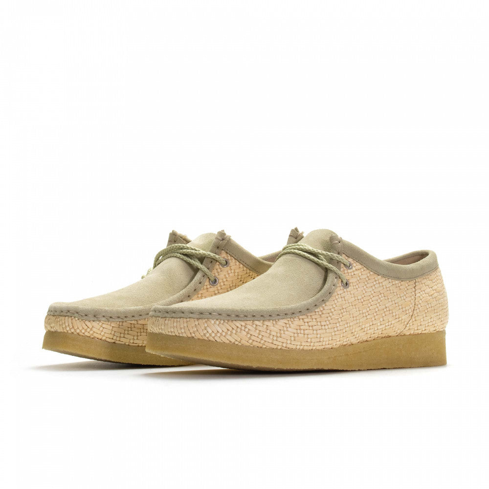 Clarks Originals Wallabee Low Men's Natural Interest Raffia Textile 26165447