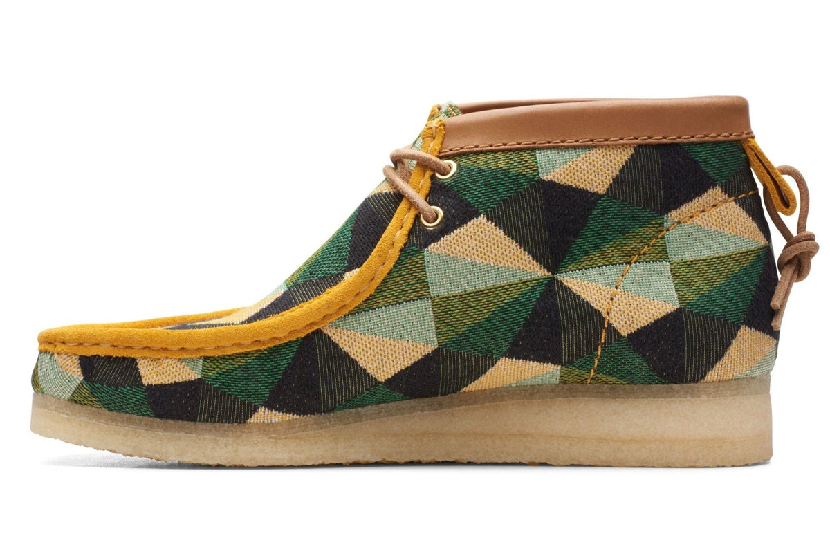 Clarks Originals Wallabee Boot Men's Green/Multicolor 26165732 — detail view