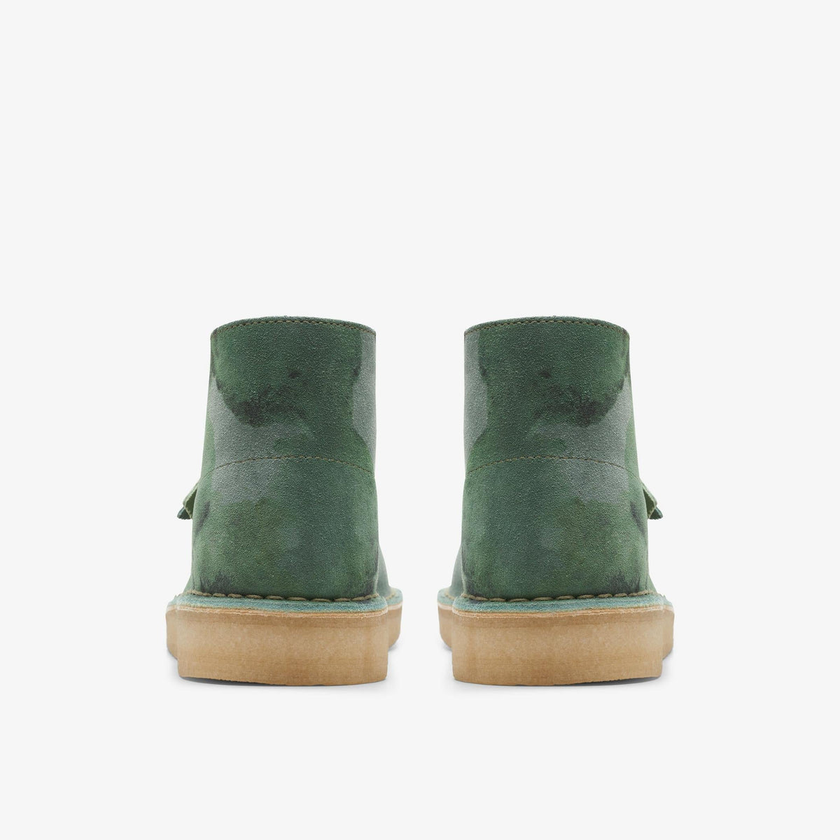 Clarks Originals Desert Coal Men's Green Camouflage Suede 26166172 — detail view