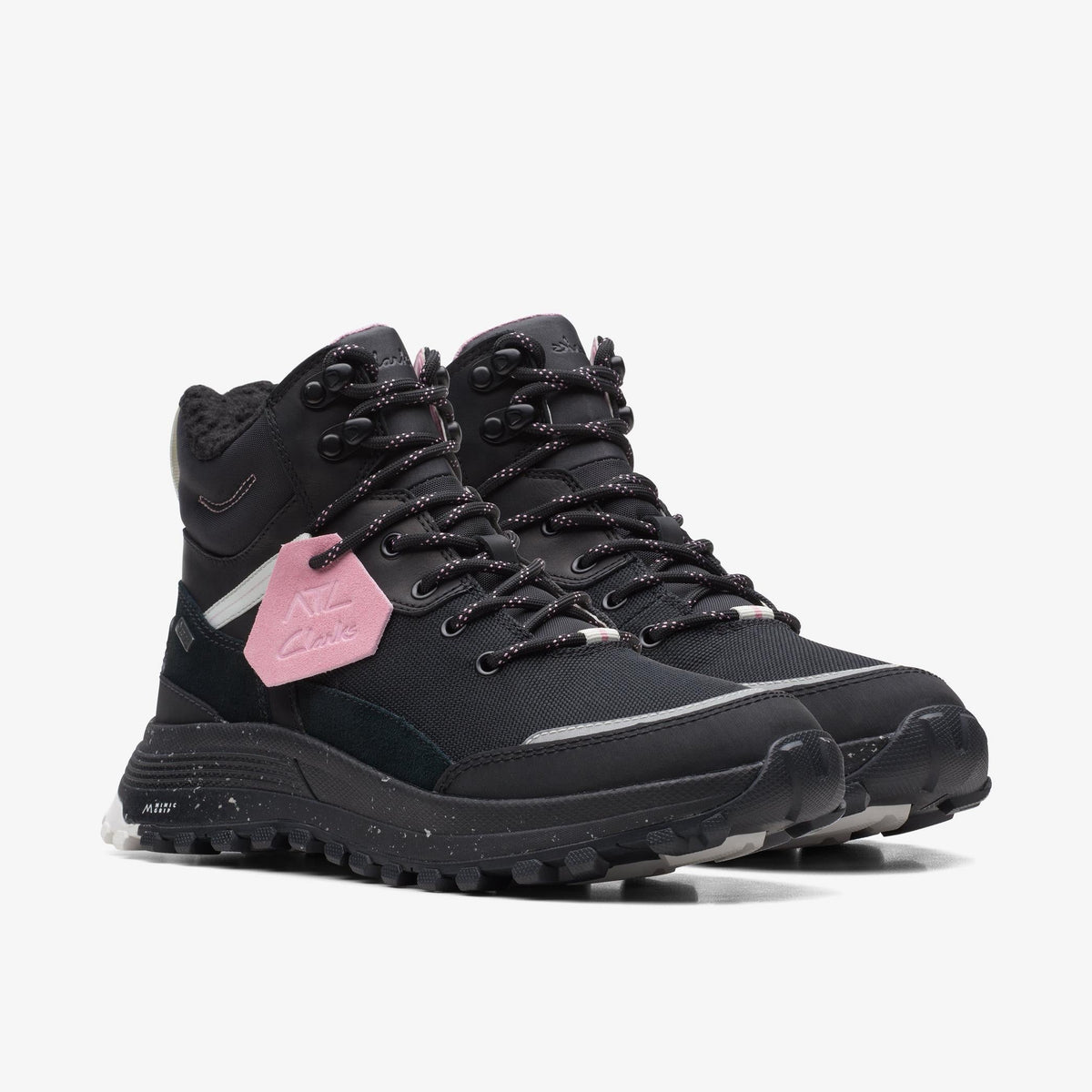 Clarks ATL TREK SKY GTX Women's Black Wlined Leather 26166890 — sole view