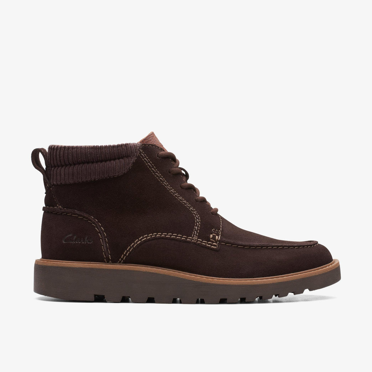 Clarks Barnes Mid Men's Dark Brown Suede 26167565