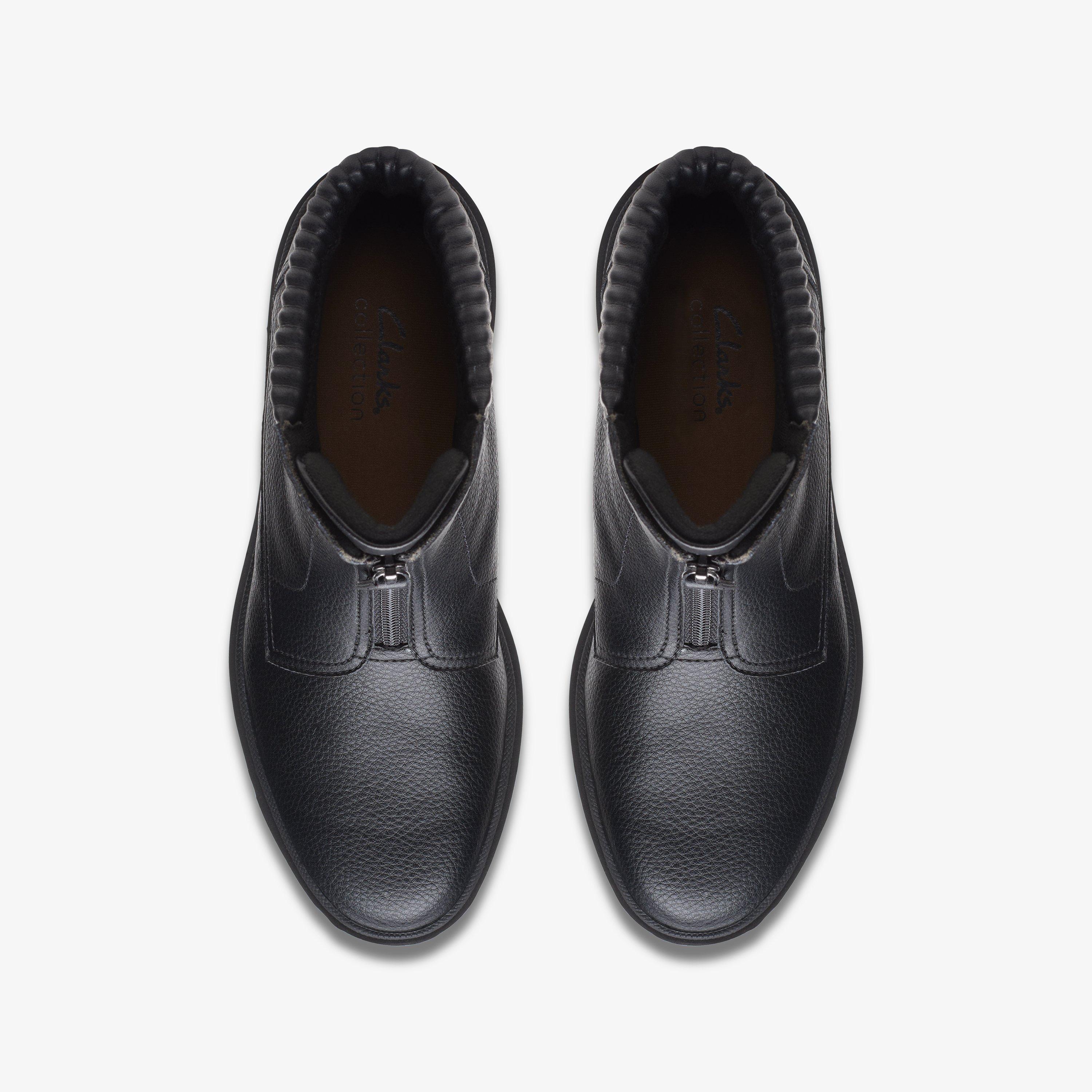 Clarks Calla Zip Women's Black Leatherrherther Boots