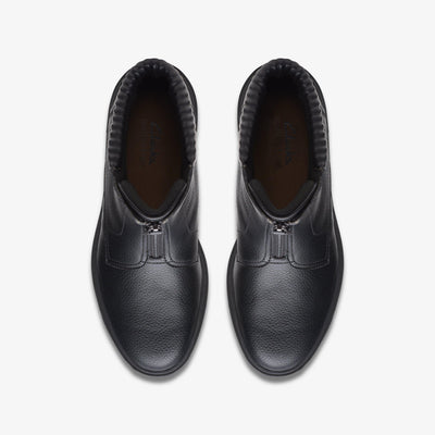 Clarks Calla Zip Women's Black Leatherrherther Boots