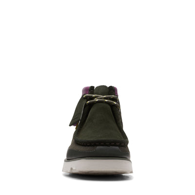Clarks Originals Wallabee 2 0 GTX Men's Green Combi Casual Shoes