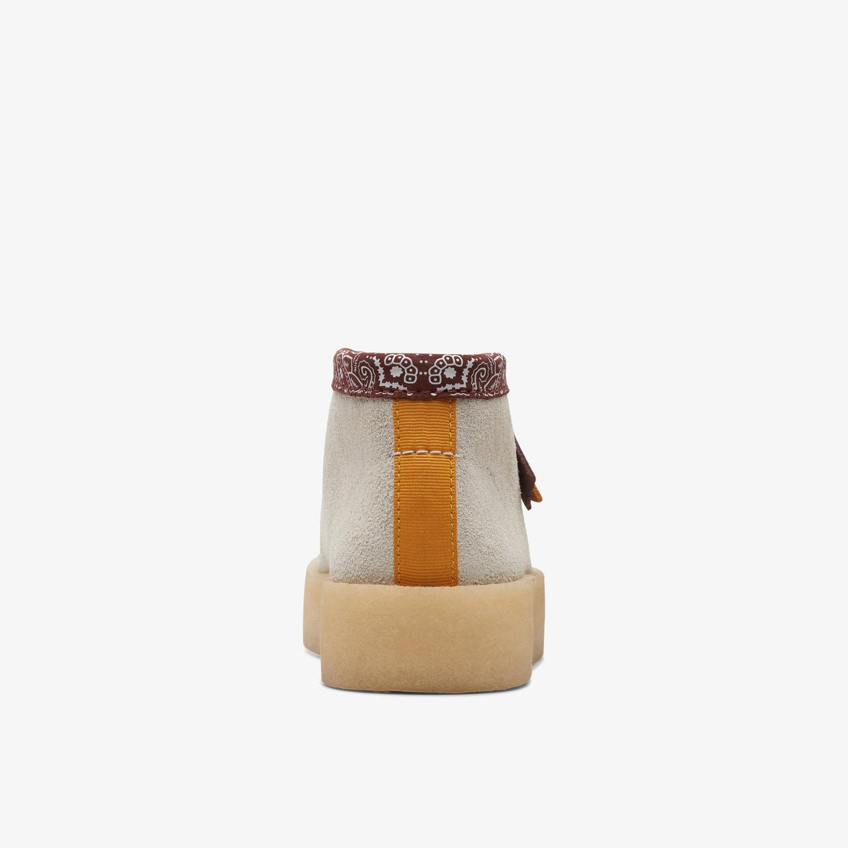 Clarks Originals Wallabee Cup Boot Men's White Interest 26167977 — detail view