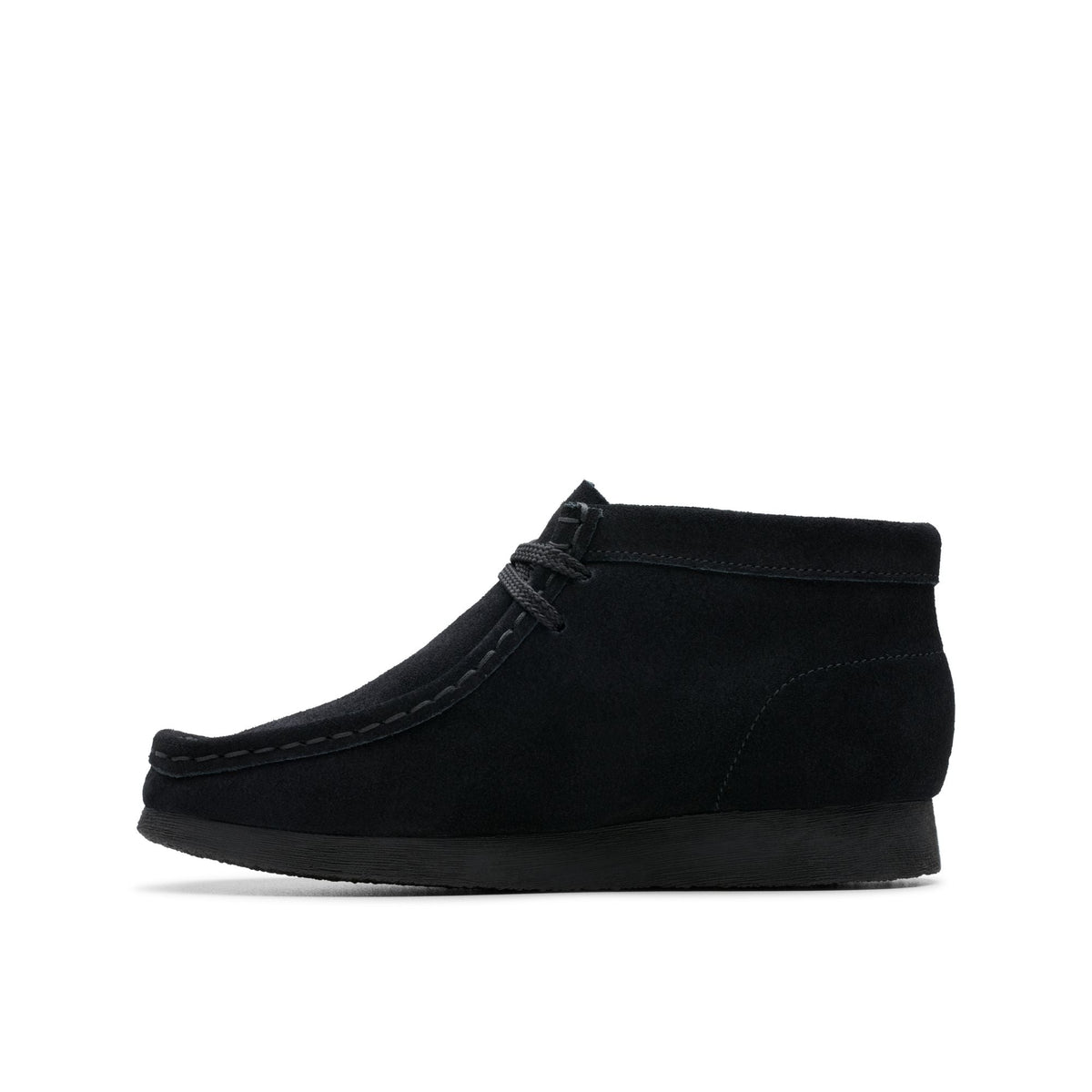 Clarks Originals Wallabee Boot Kids' Unisex Black Suede 26168044 - additional view 2