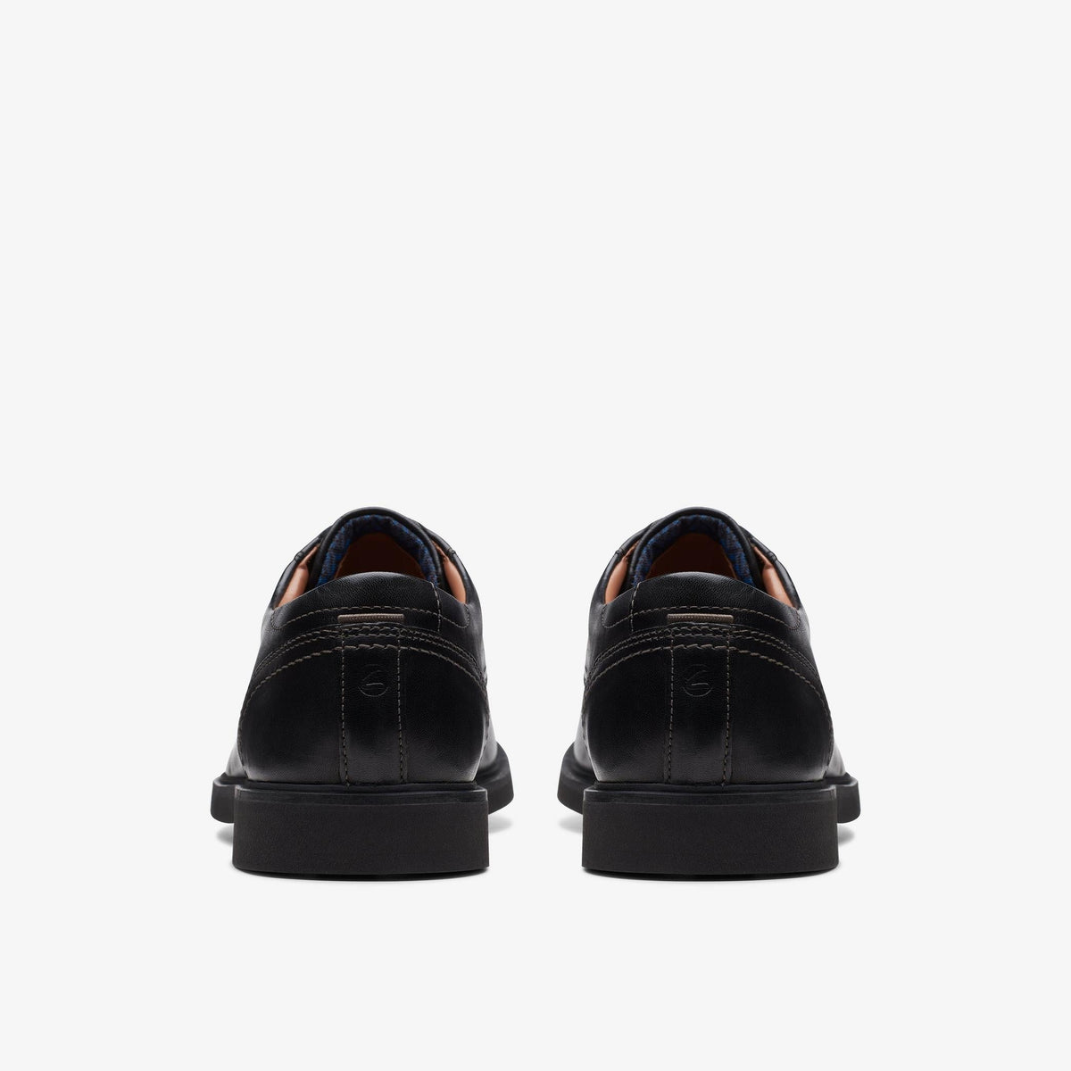 Clarks Malwood Lace Men's Black Leather 26168162 — detail view