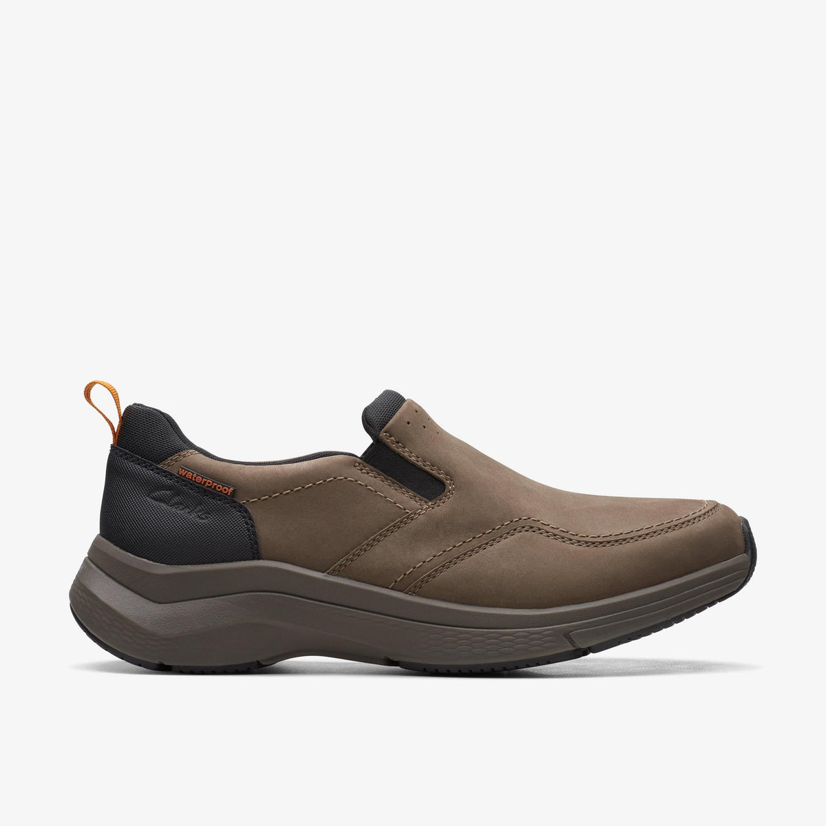 Clarks Wave 2.0 Edge Men's Dark Taupe Nubuck 26168306