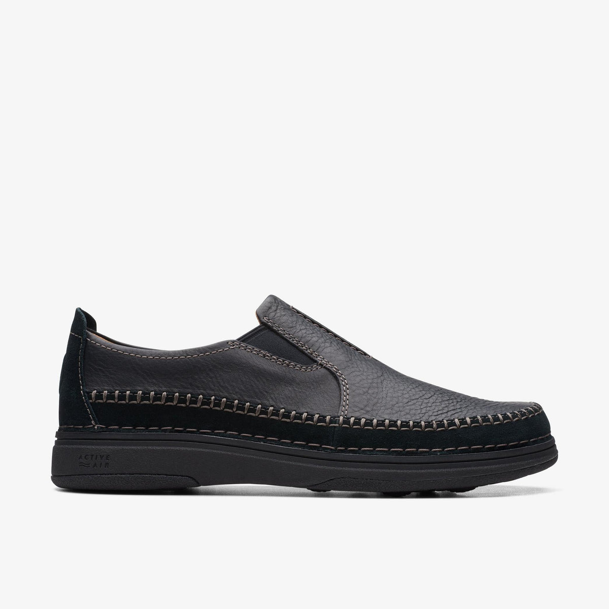 Clarks Nature 5 Walk Men's Black Combi Leather and Suede 26168428