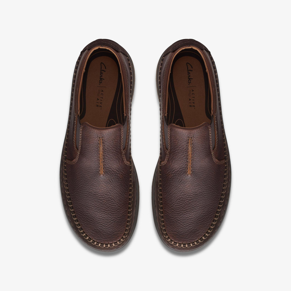 Clarks Nature 5 Walk Men's Dark Brown Combi 26168558 — top view