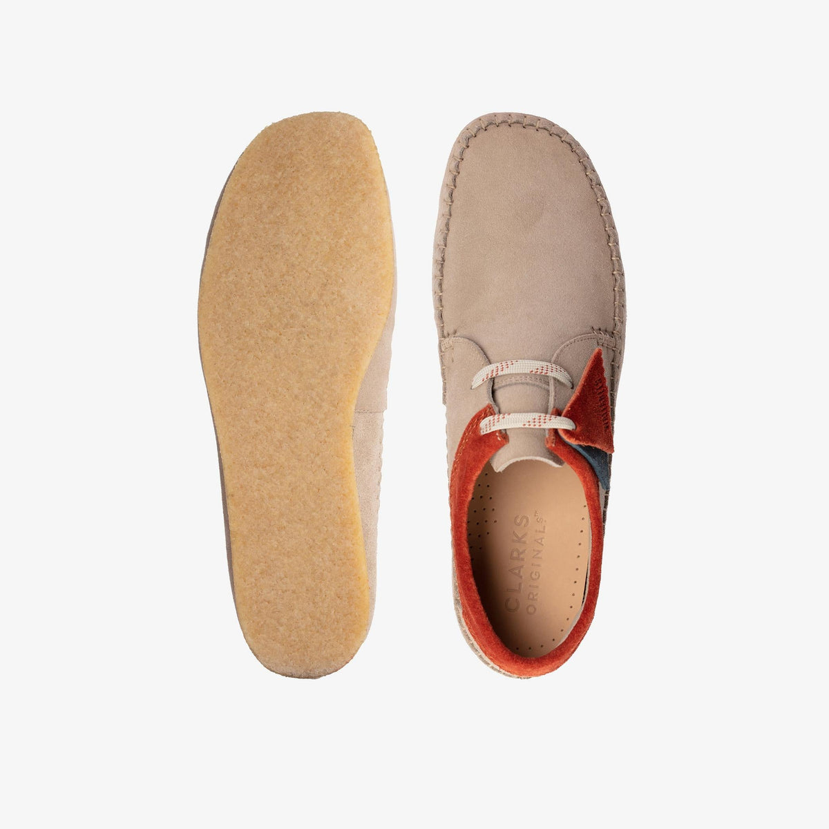 Clarks Originals Weaver Men's Sand Combi 26168628 — top view