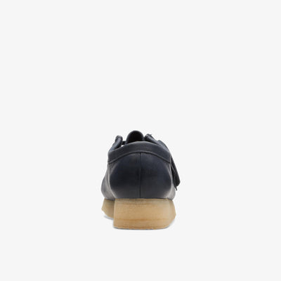 Clarks Originals Wallabee - Navy Leather Women's Navy Leather 26168642 — detail view