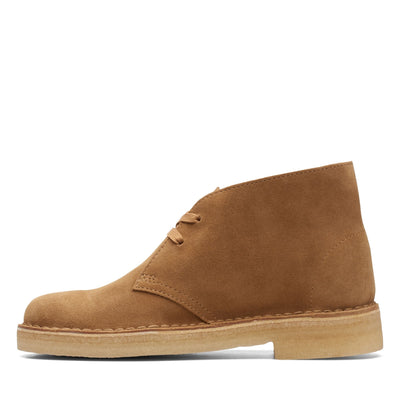 Clarks Originals Desert Boot Women's Dark Sand Suede 26168782 — detail view