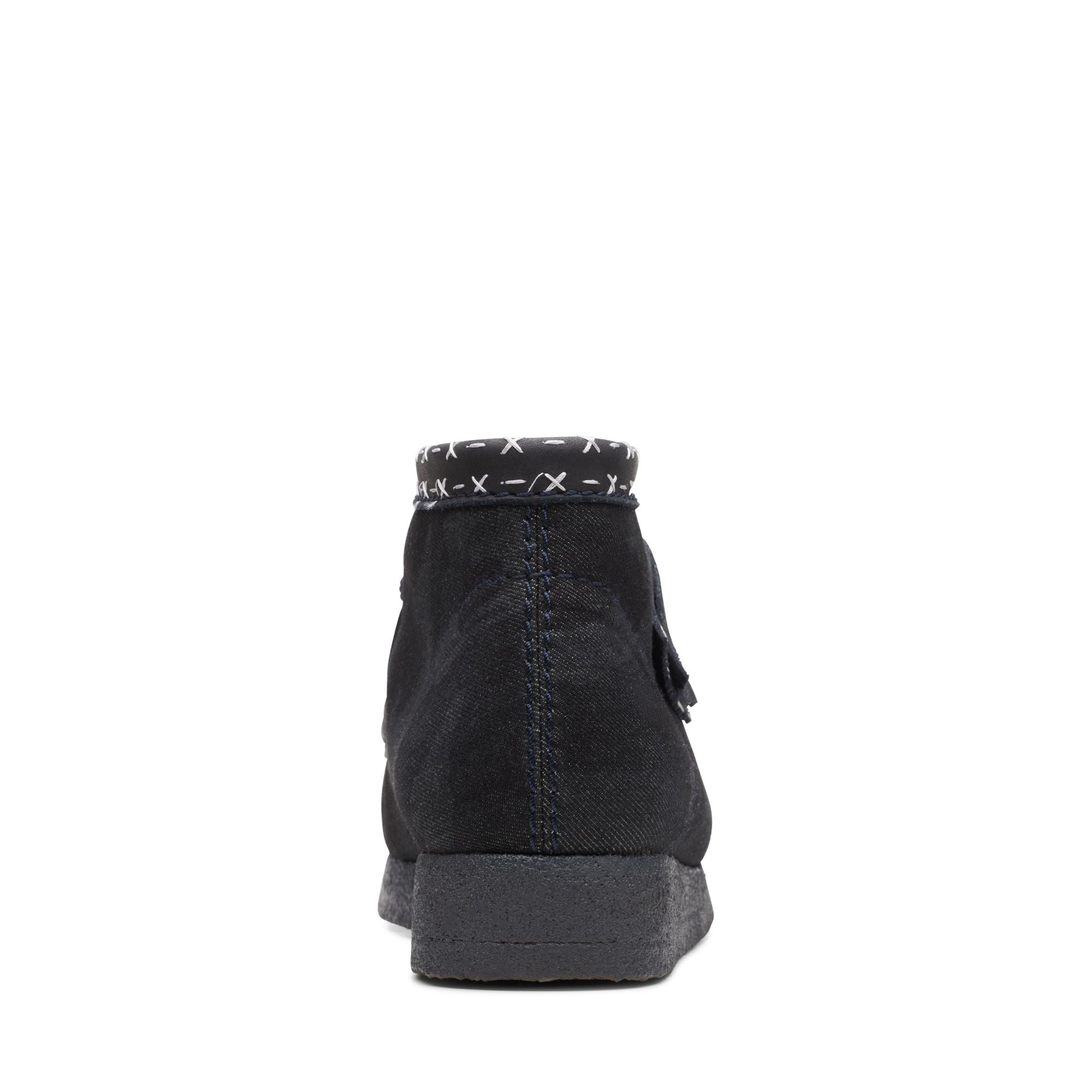 Clarks Originals Wallabee Boot Men's Denim Blue Syn