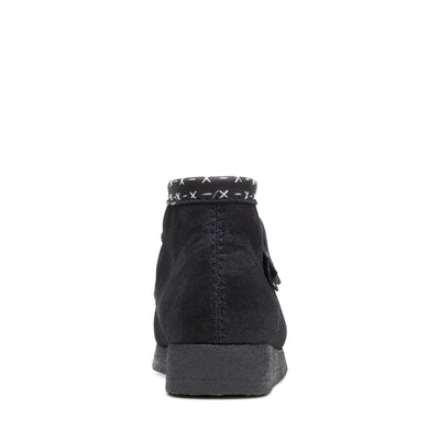 Clarks Originals Wallabee Boot Men's Denim Blue Syn