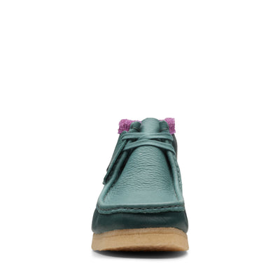 Clarks Originals Wallabee Boot Men's Green Purple Combi Leather 26168831 - additional view 6