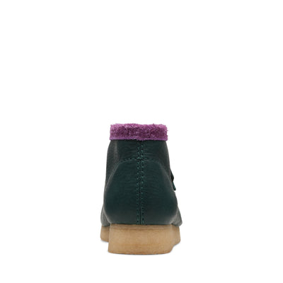 Clarks Originals Wallabee Boot Men's Green Purple Combi Leather 26168831 - additional view 4