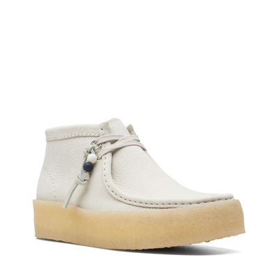 Clarks Originals Wallabee Cup Bt Women's White Nubuck 26168988 — side view
