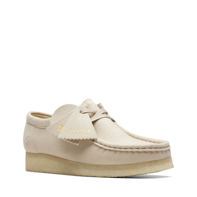 Clarks Originals Wallabee Women's Off White Syn Casual Shoes