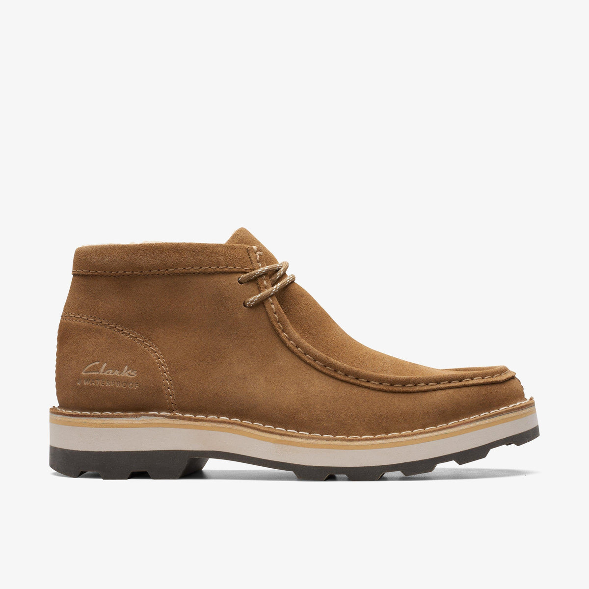 Clarks Corston Wally WP Men's Dark Sand Wool-Lined 26169526