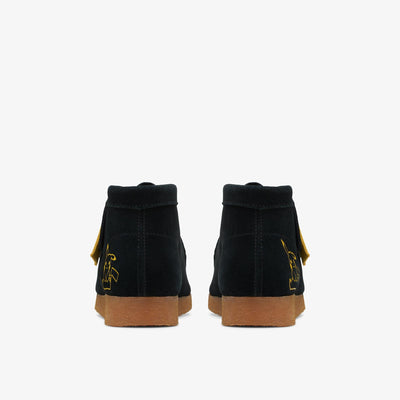 Clarks Originals x Pokémon Wallabee Mist Kids' Unisex Black Print Suede 26169543 — detail view