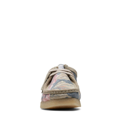 [26169734] Mens Clarks WALLABEE 'GREY FLORAL'
