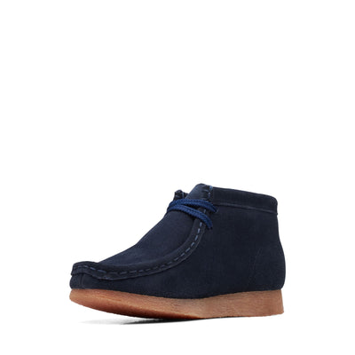 Clarks Originals Wallabee Boot O Kids' Blue