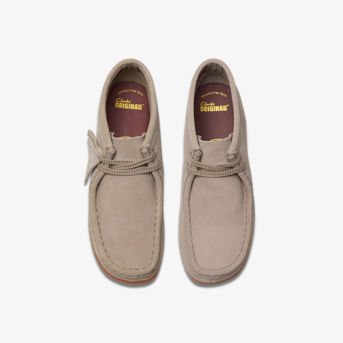 Clarks Originals Wallabee Boot Men's Sand 26169805 — top view