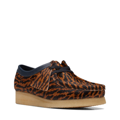[26169920] WOMENS CLARKS WALLABEE TORTOISESHELL