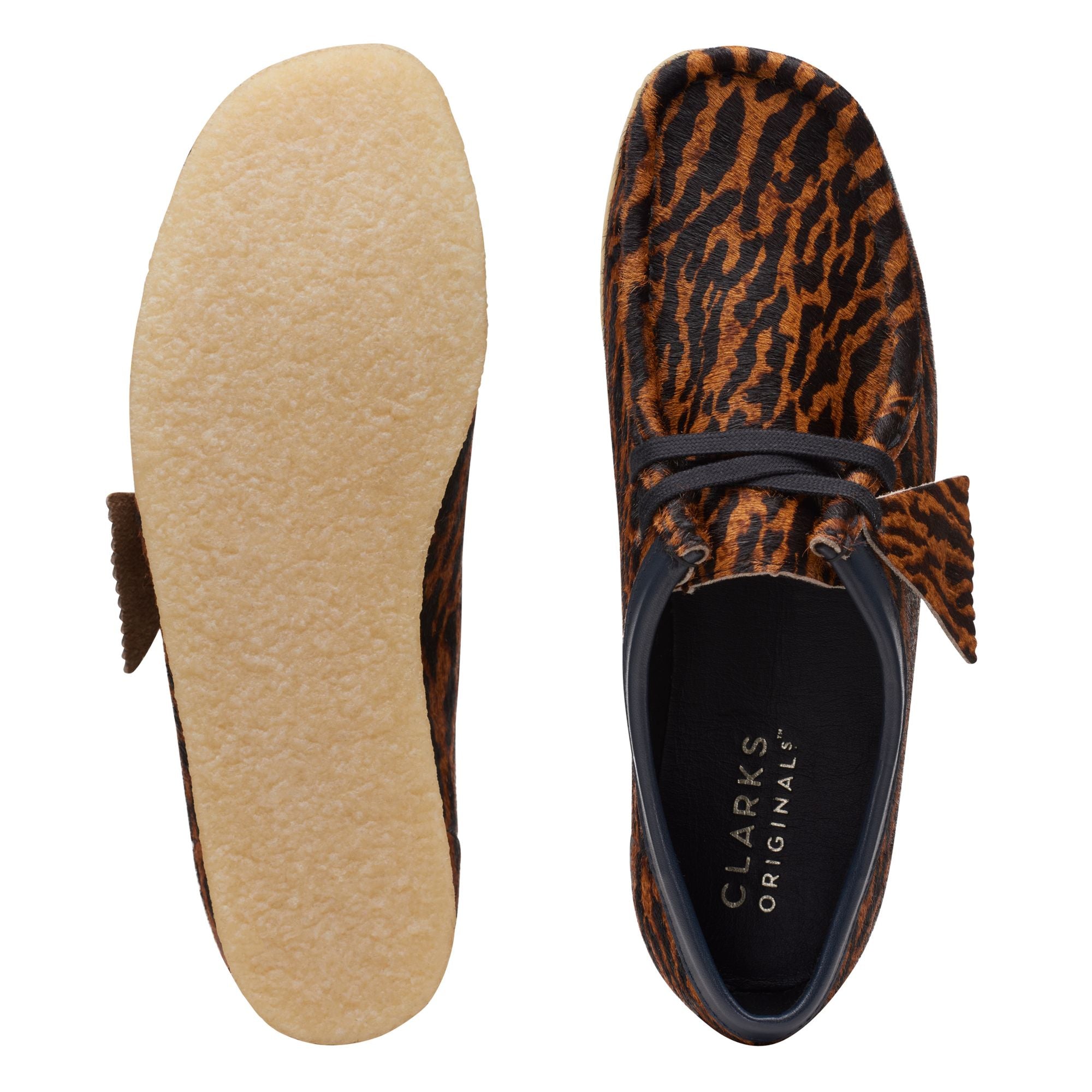 [26169920] WOMENS CLARKS WALLABEE TORTOISESHELL