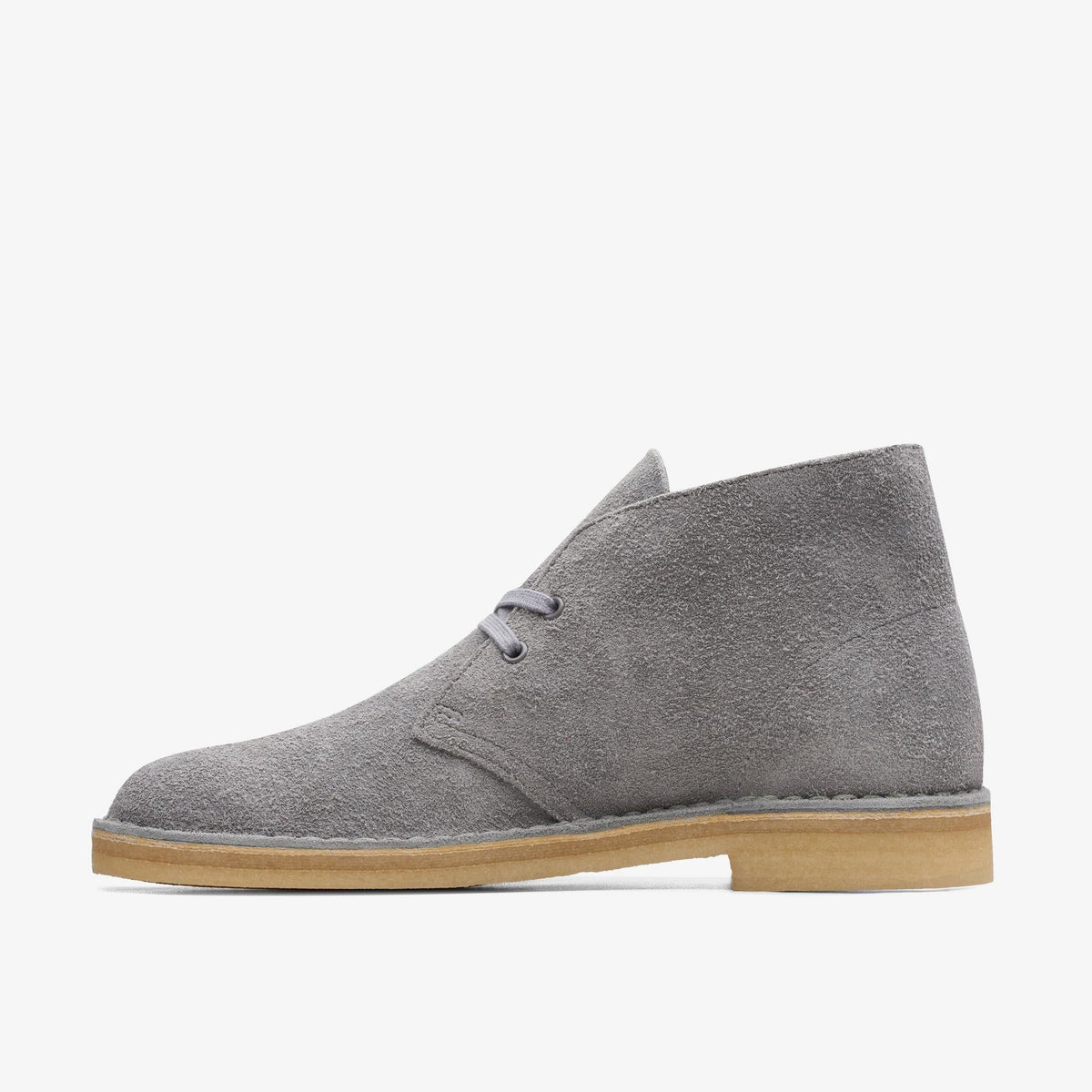 Clarks Originals Desert Boot Men's Greystone Suede 26169941 — side view