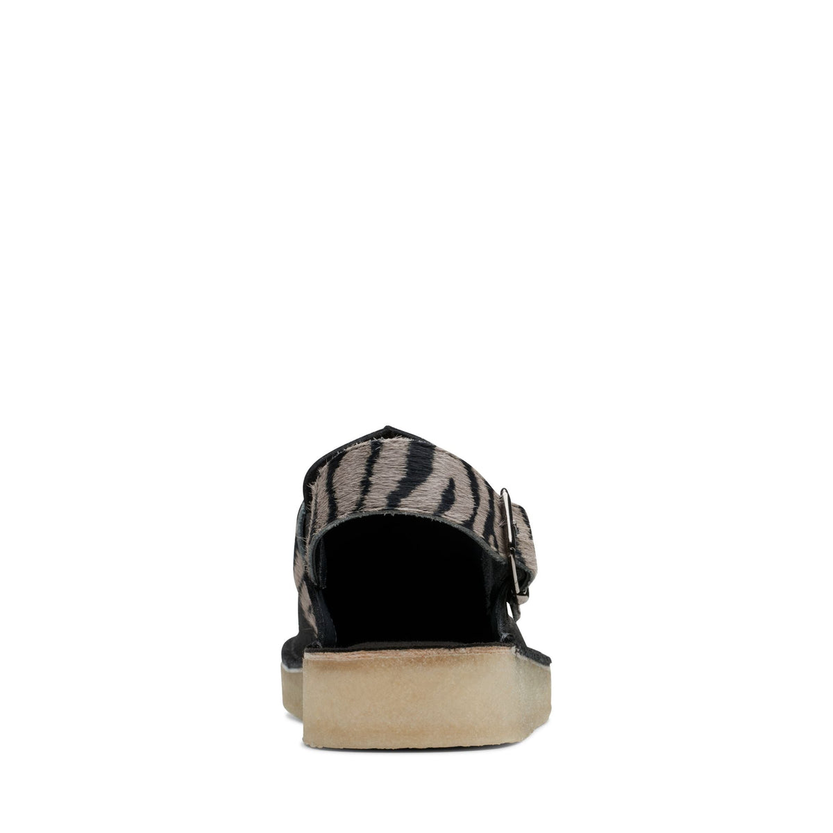 Clarks Originals Trek Mule Women's Zebra Print Suede/Calf Hair 26169974 — top view