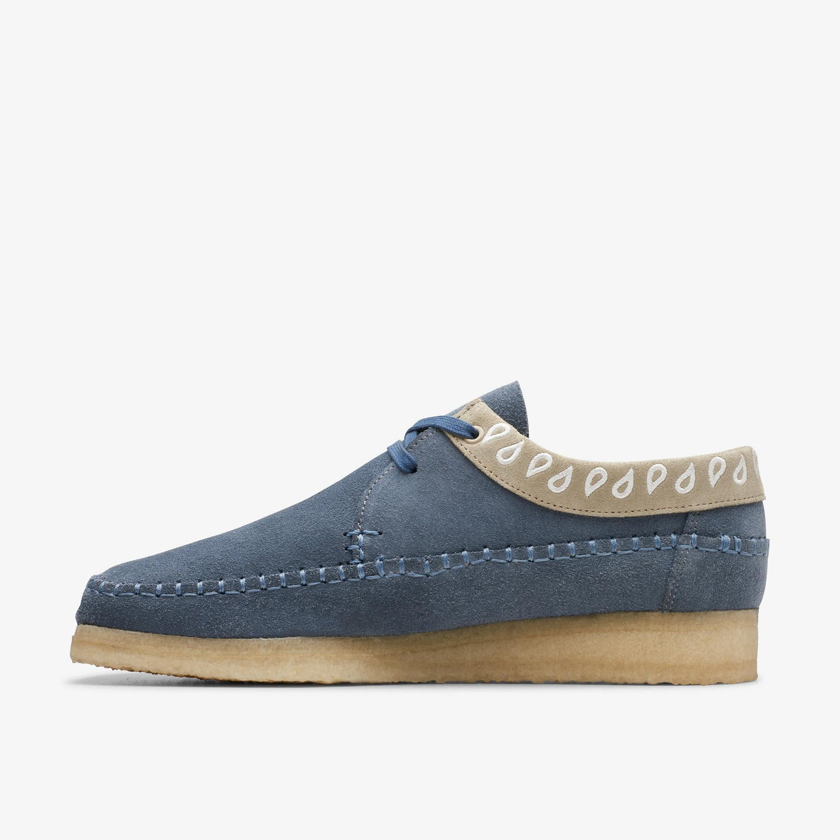 Clarks Originals Weaver Men's Navy Suede 26170095 — side view