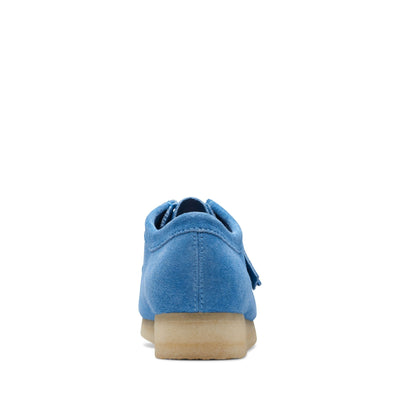 [26170534] MENS CLARKS WALLABEE LOW - BRIGHT BLUE